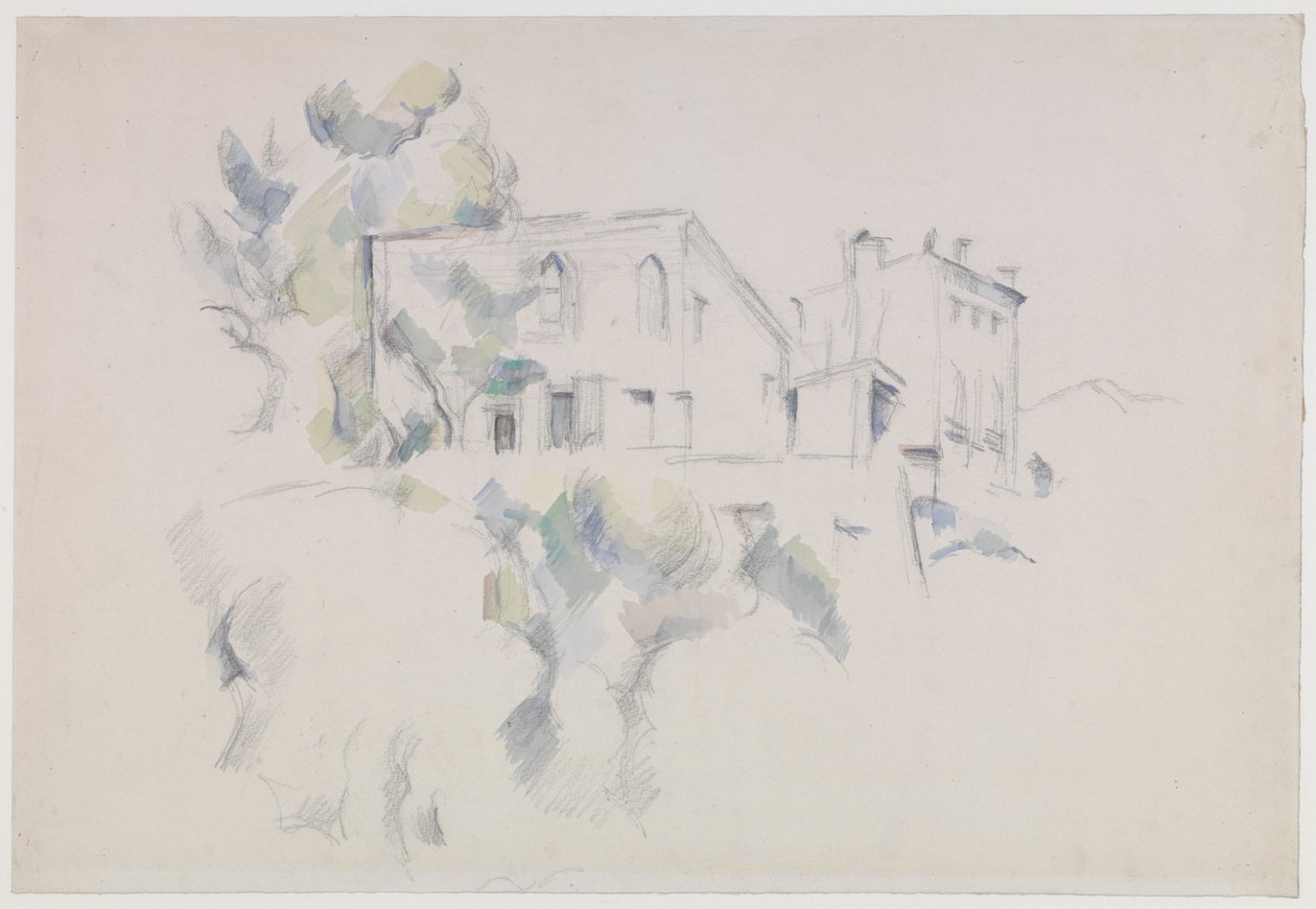 Vue du Château Noir - Paul Cézanne