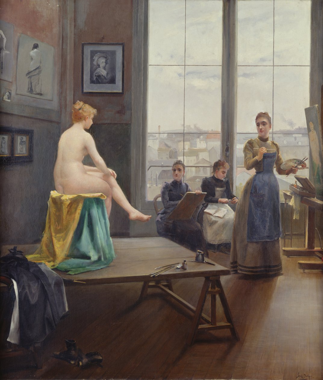 Atelier avec jeunes femmes - Paul Duthoit