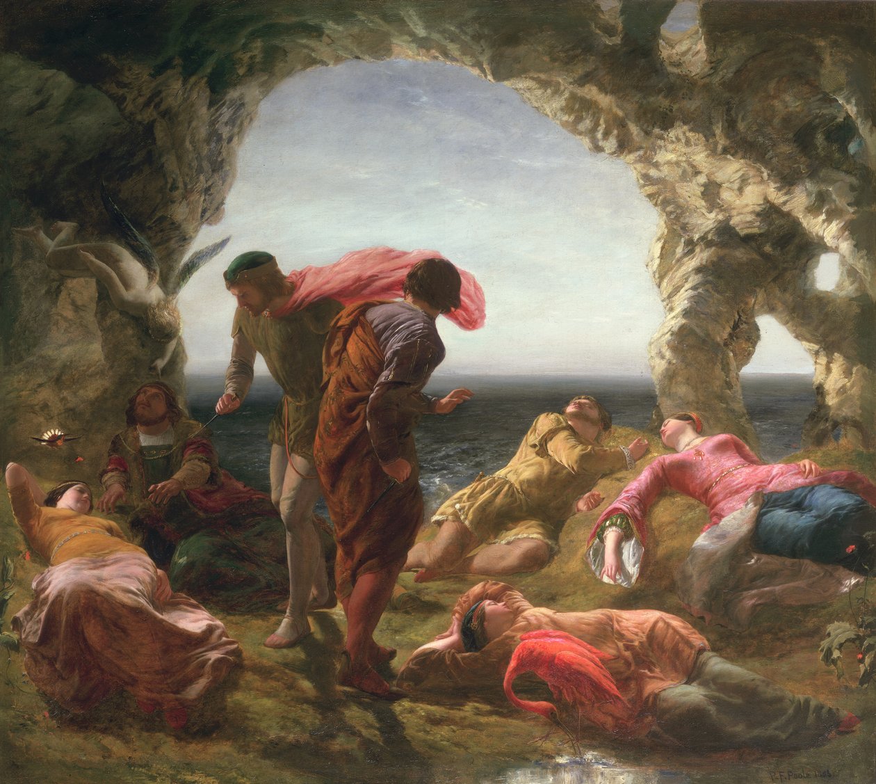 Scène de La Tempête, 1856 - Paul Falconer Poole