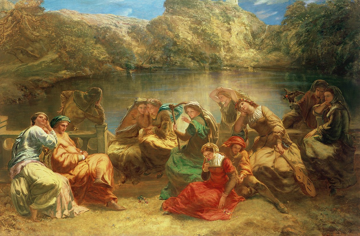 Le septième jour du Décaméron - Paul Falconer Poole