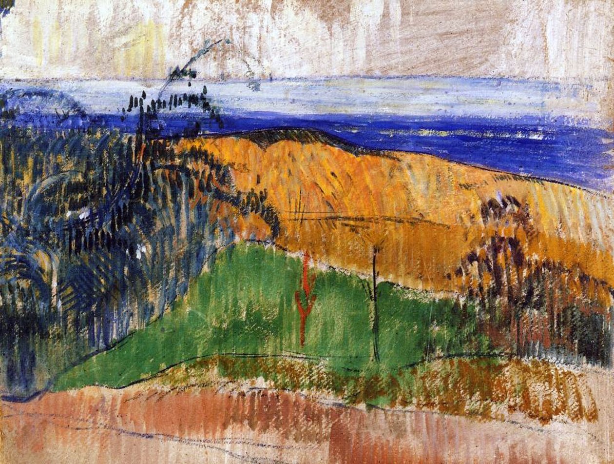 Plage à Bellangenay, 1889 - Paul Gauguin