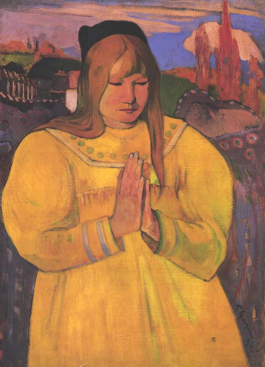 Bretonne en prière - Paul Gauguin