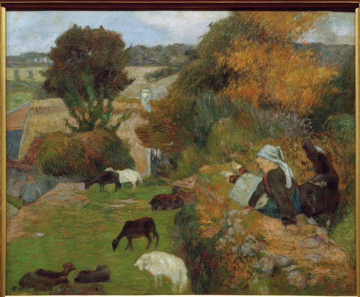 Bergère bretonne - Paul Gauguin
