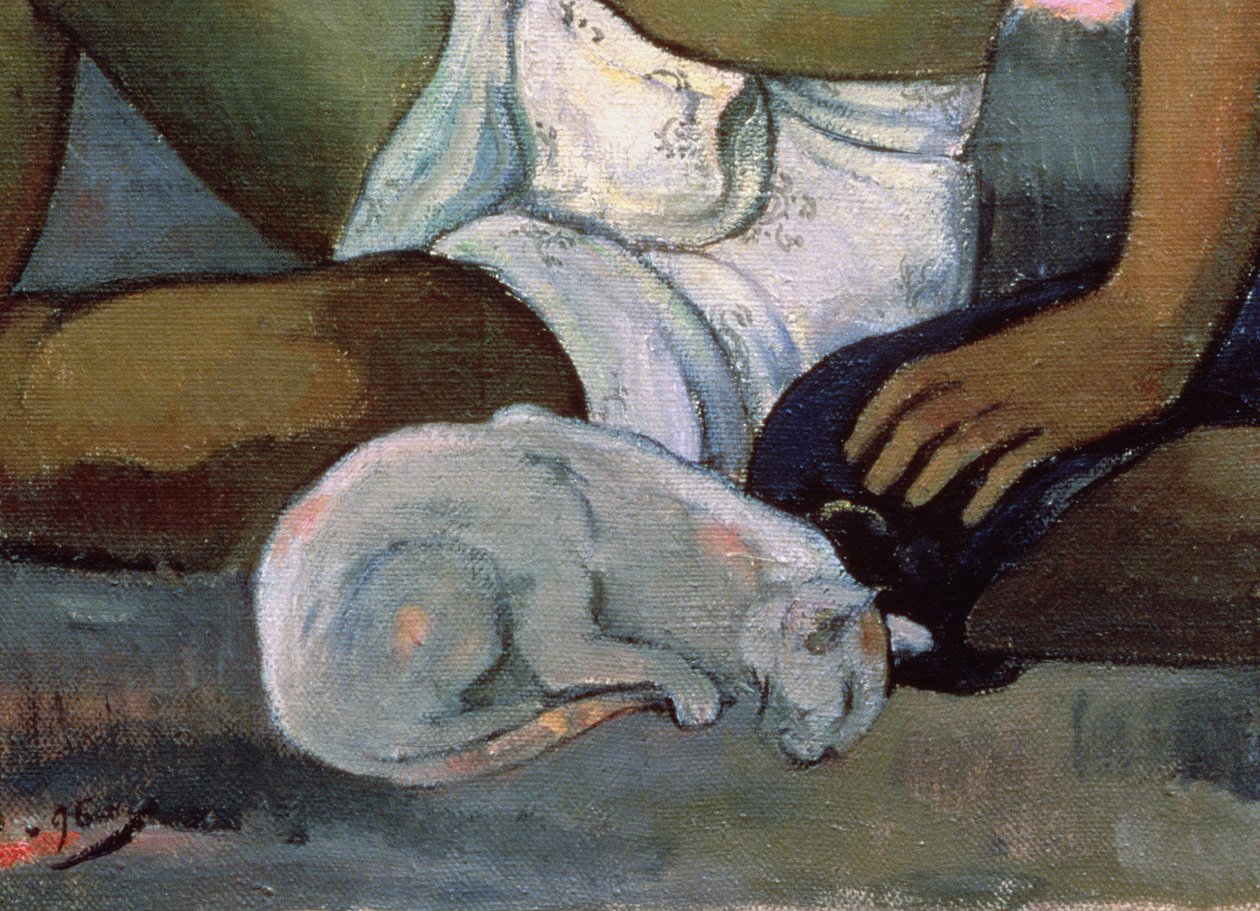 Eiaha Ohipa ou Tahitiens dans une pièce, 1896 (détail) - Paul Gauguin