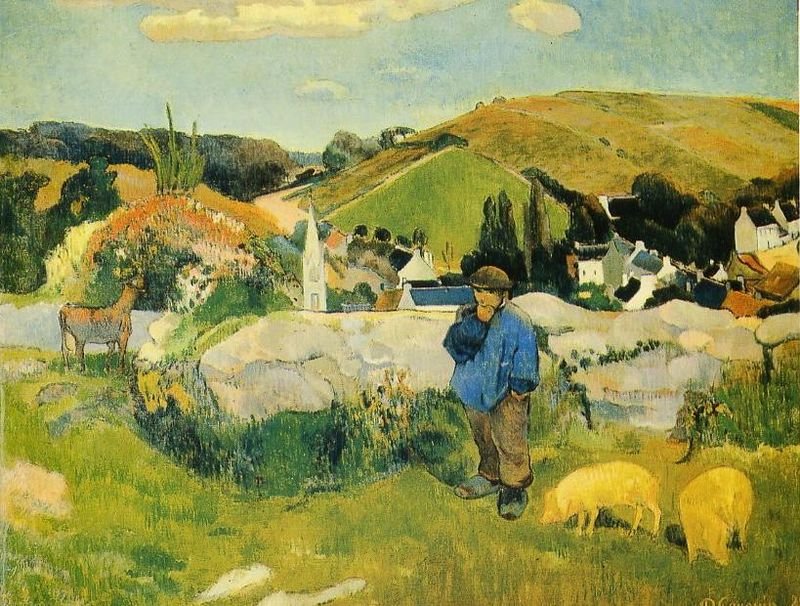 En Bretagne - Paul Gauguin