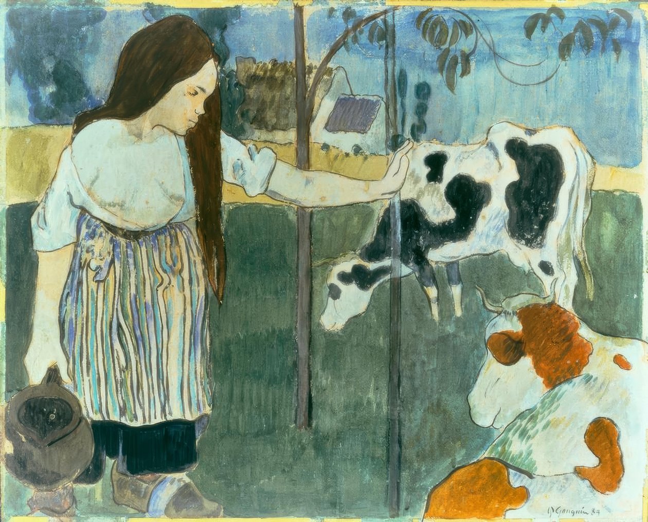 La vachère - Paul Gauguin