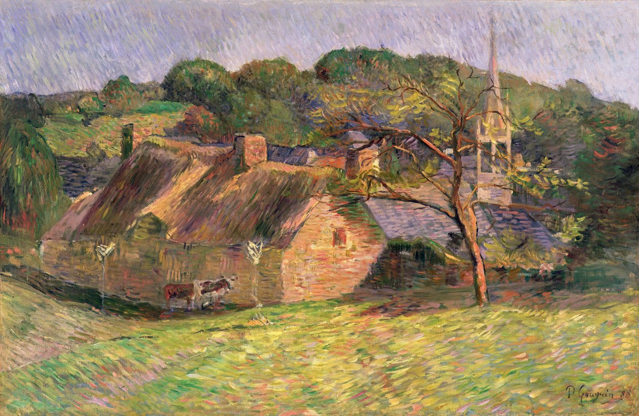 Paysage à Pont-Aven, 1888 - Paul Gauguin