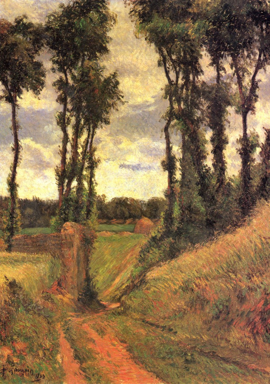 Peupliers - Paul Gauguin