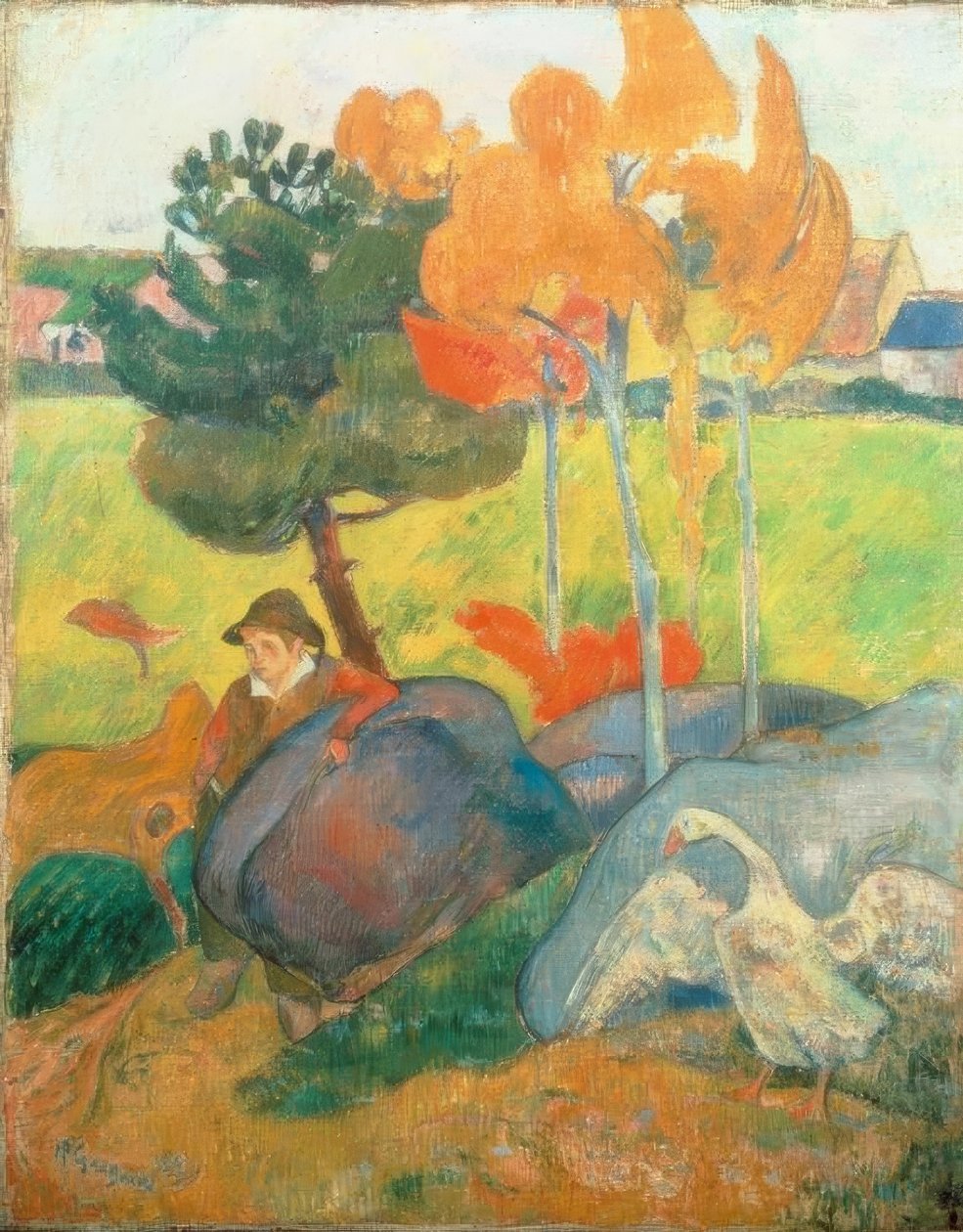 Petit Breton à l’oie - Paul Gauguin