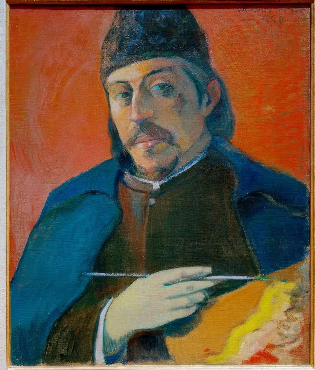 Autoportrait avec palette - Paul Gauguin