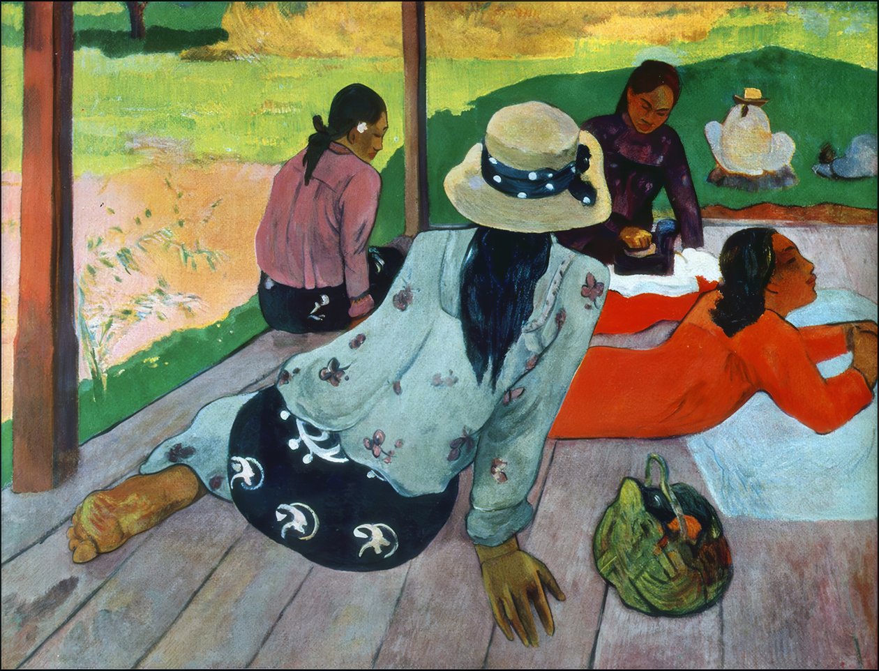 Tahiti : Sieste, Paul Gauguin (c.1893) - Paul Gauguin