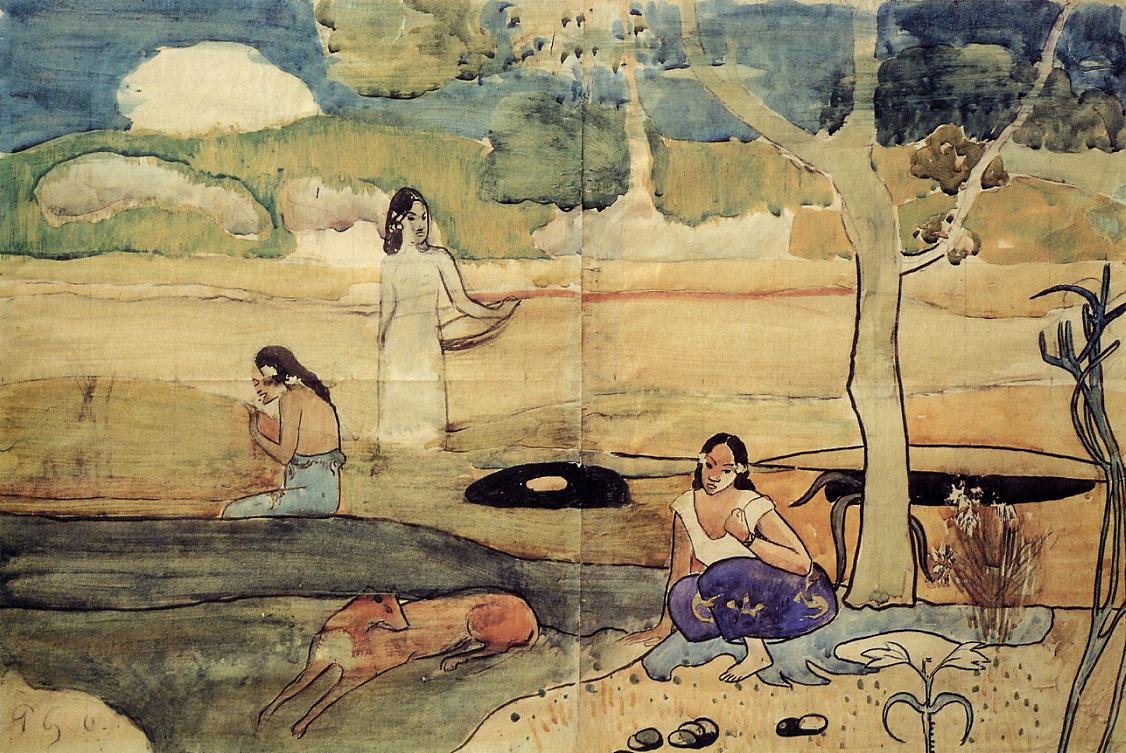 Scène tahitienne - Paul Gauguin