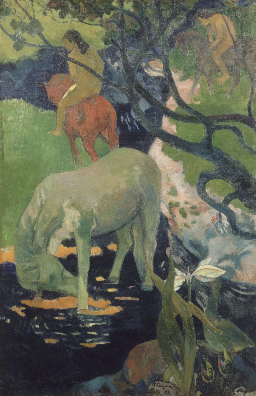 Le cheval blanc - Paul Gauguin