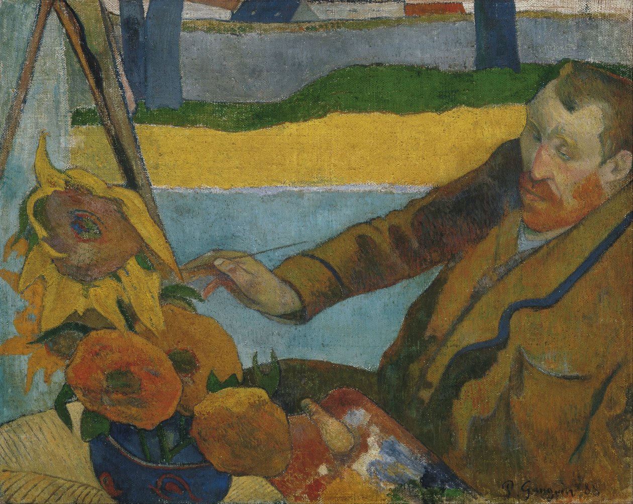 Vincent van Gogh peignant des tournesols - Paul Gauguin