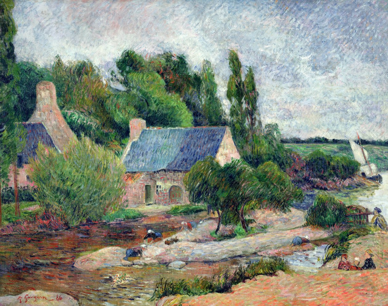 Lavandières à Pont-Aven, 1886 - Paul Gauguin