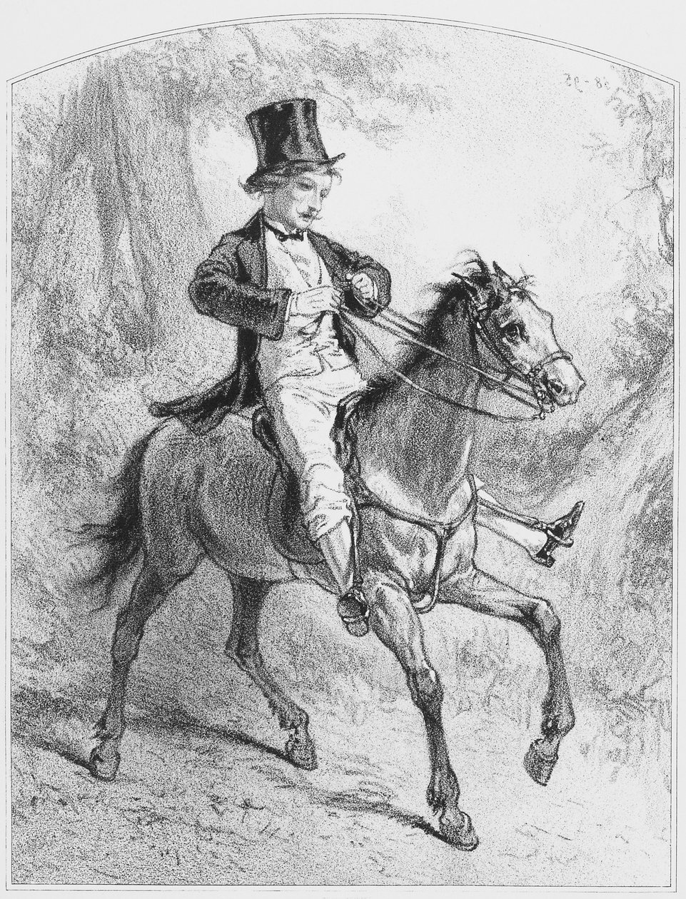 Le Locati, Planche 18 de Les Toquades, 1858 - Paul Gavarni