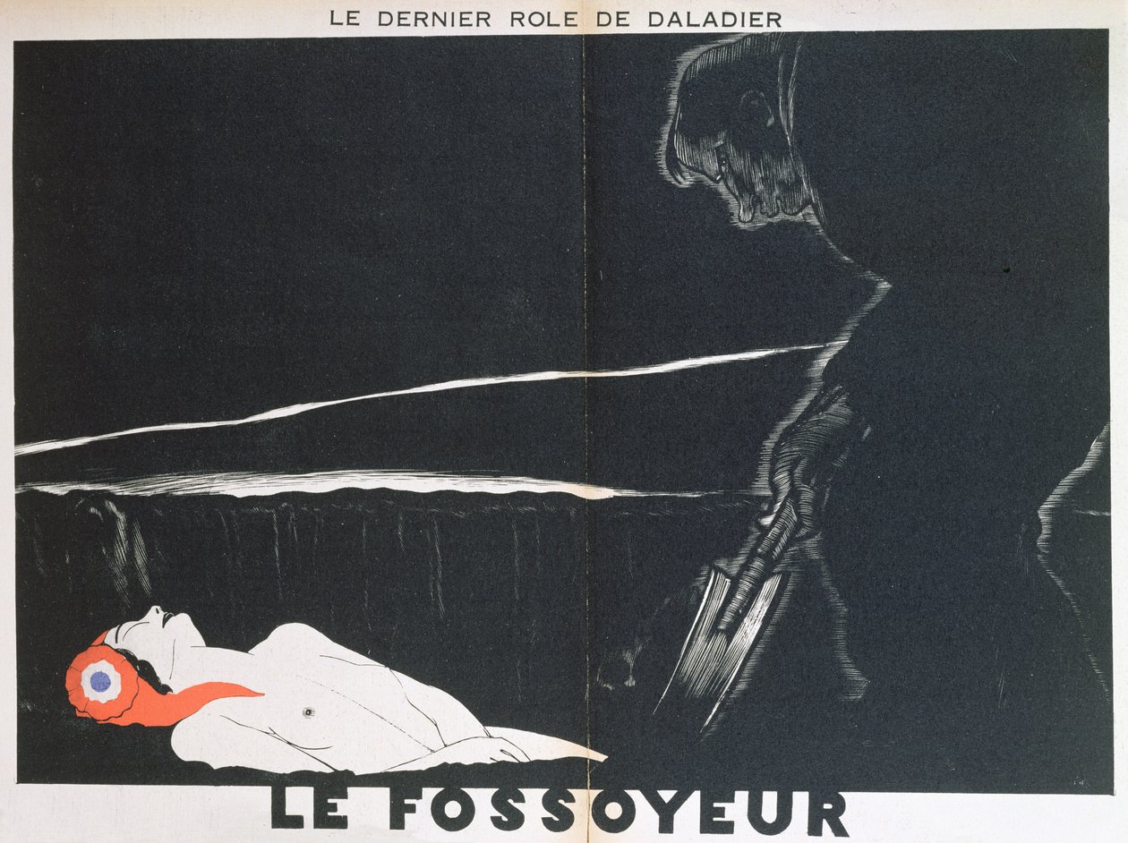 Le Fossoyeur, caricature d