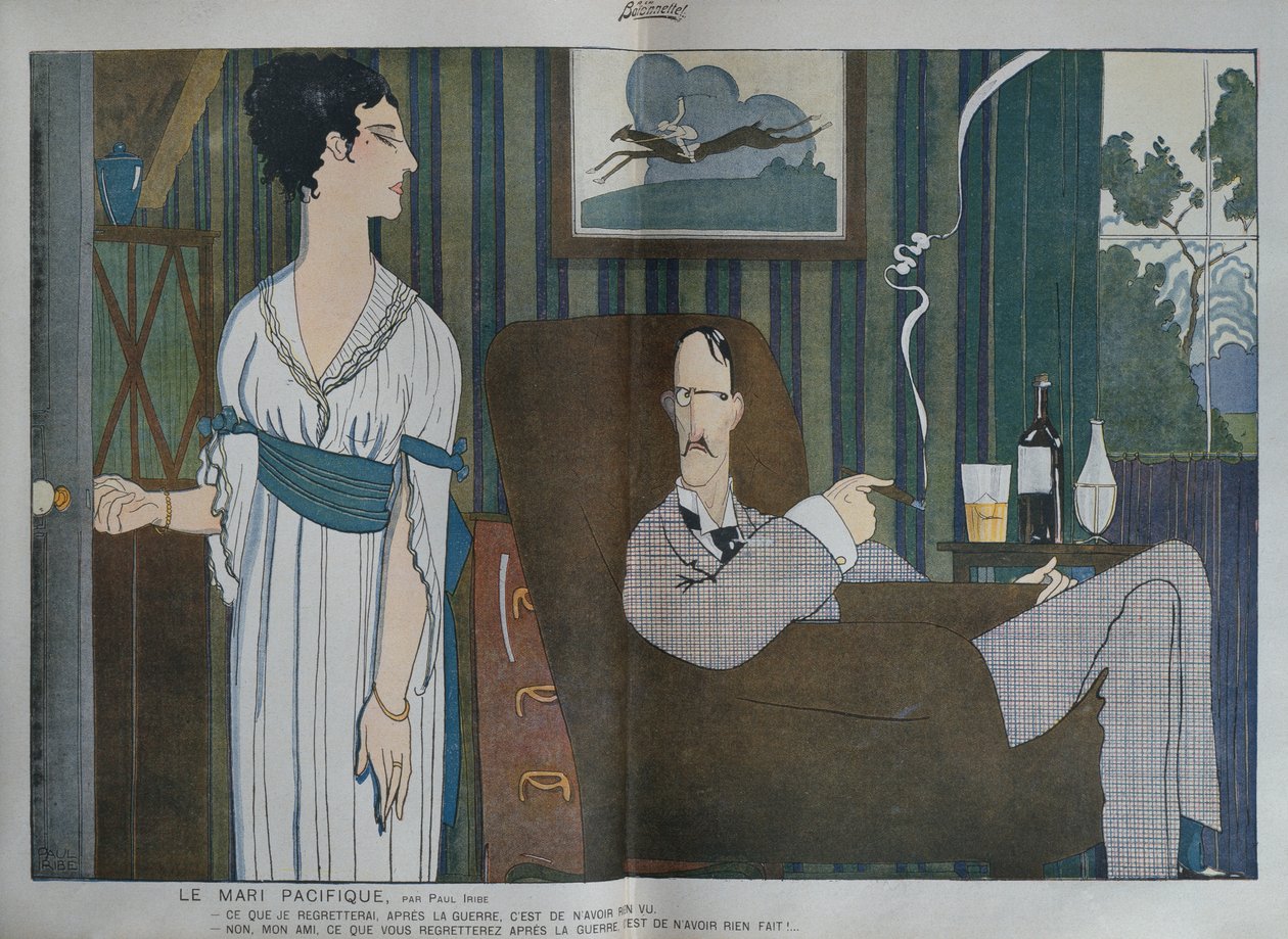 Le mari pacifiste, illustration de 