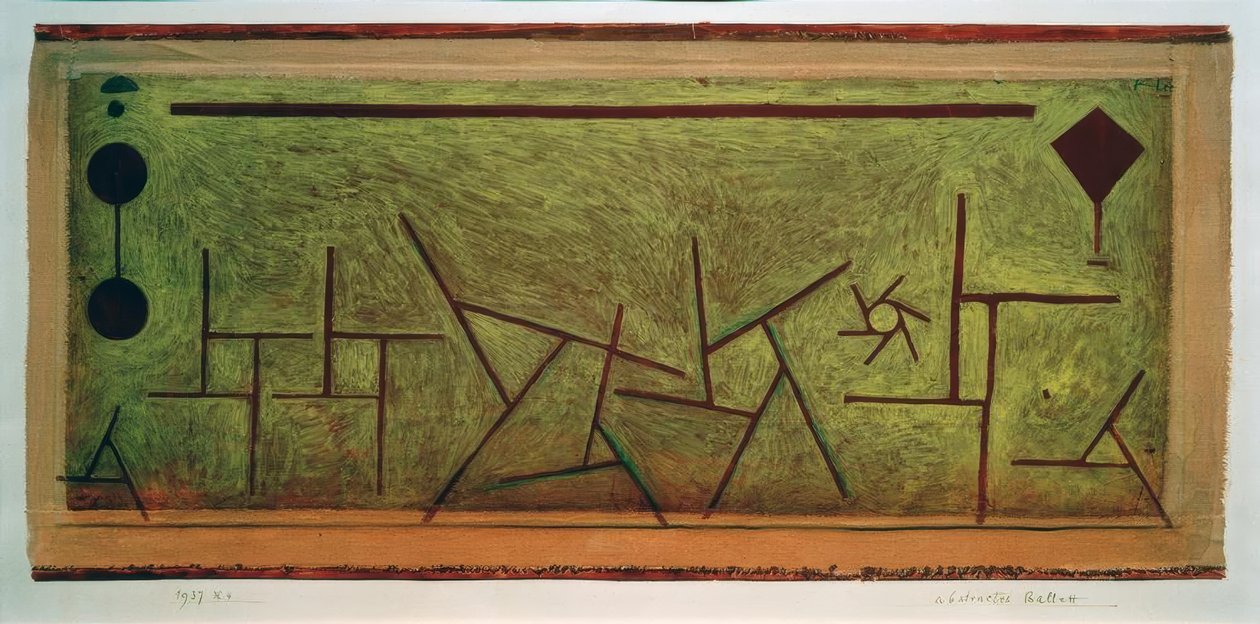 Ballet abstrait - Paul Klee