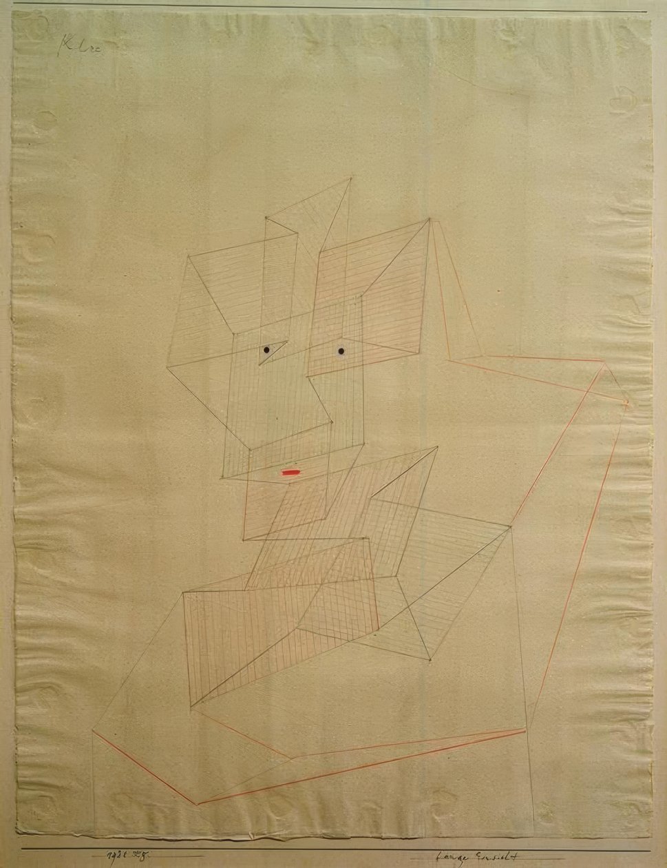 Aperçu anxieux - Paul Klee