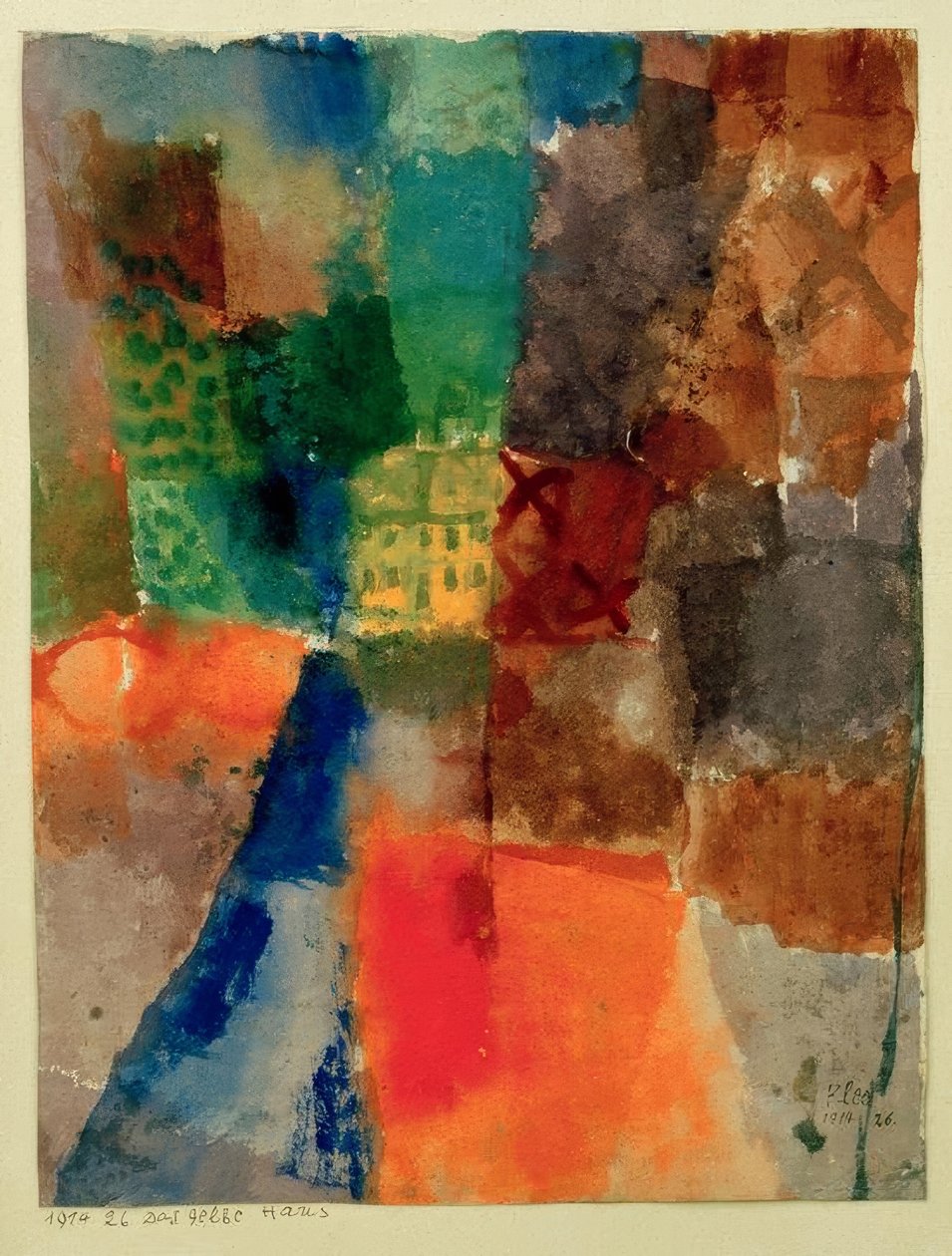 La maison jaune - Paul Klee