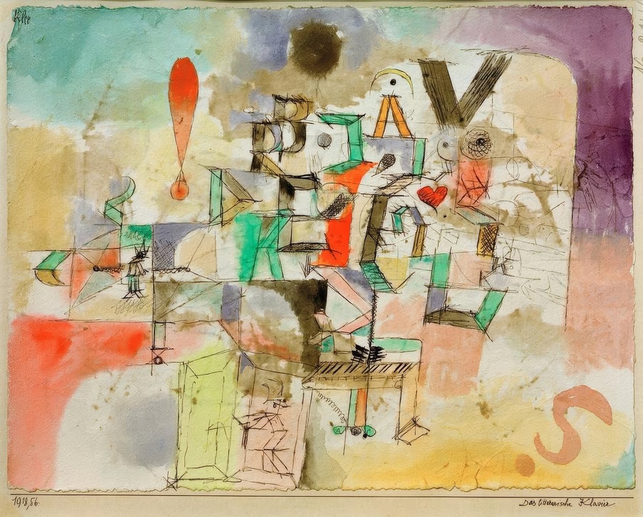 Le piano littéraire - Paul Klee