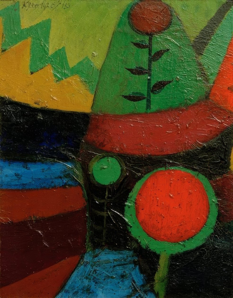 Trois fleurs - Paul Klee