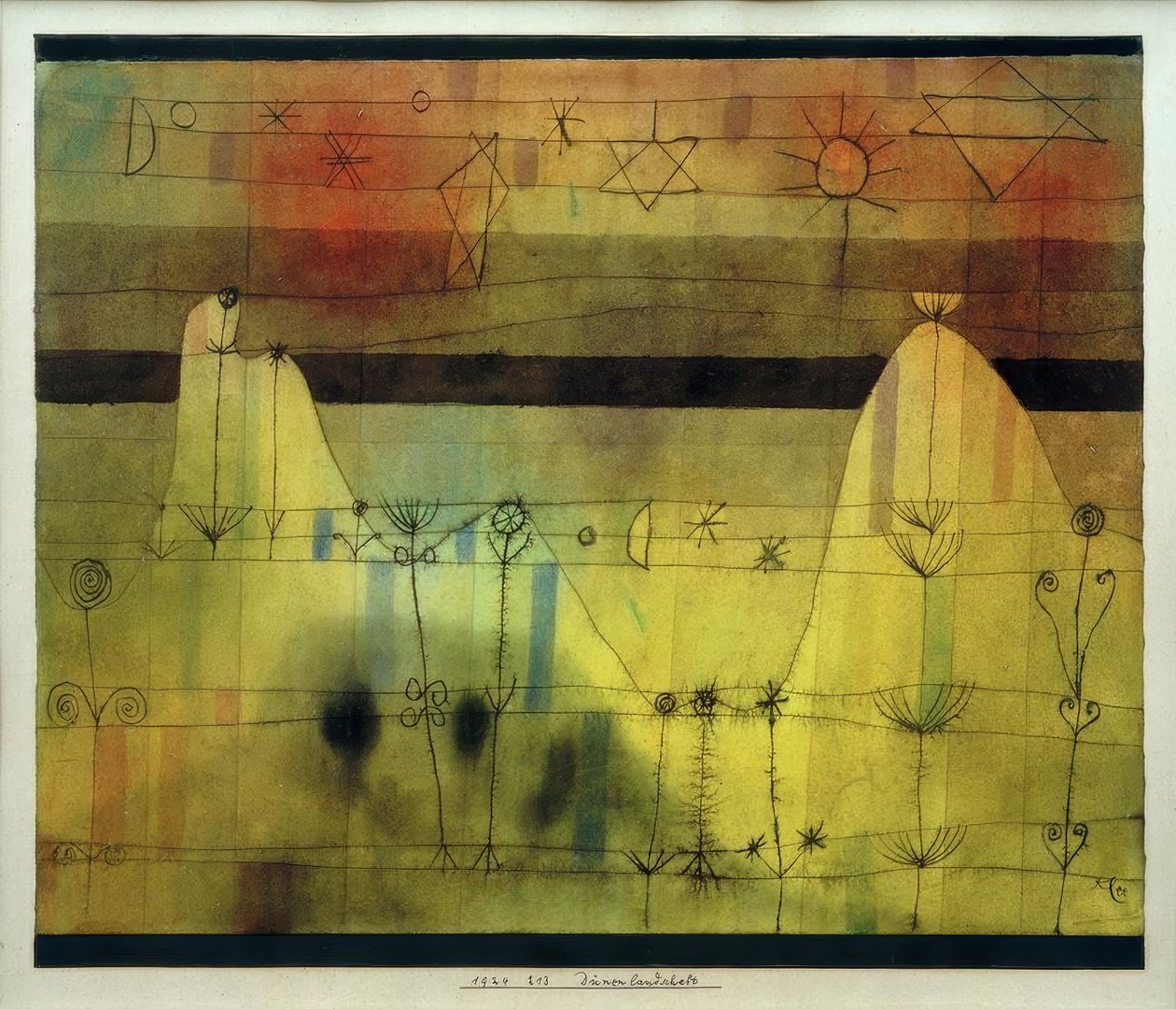 Paysage de dunes - Paul Klee