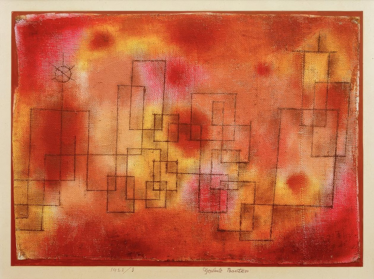 Bâtiments prévus - Paul Klee