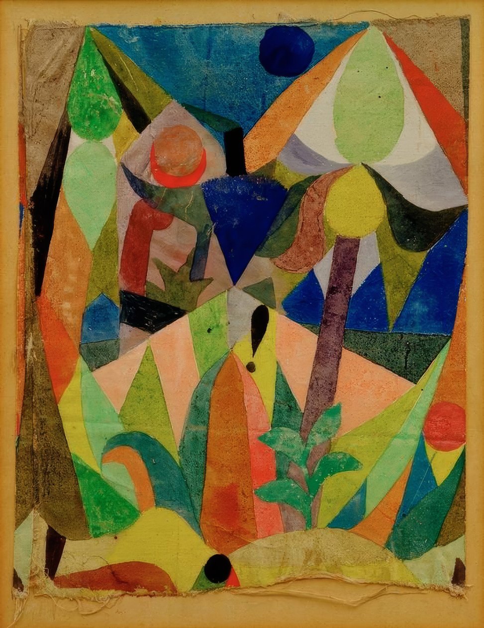 Paysage subtropical doux - Paul Klee