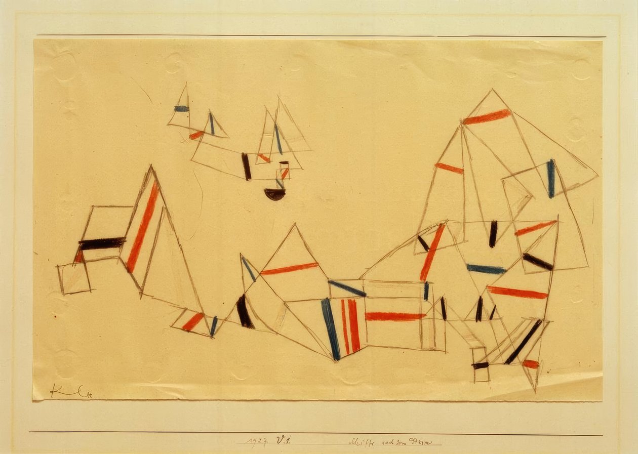 Navires après la tempête - Paul Klee