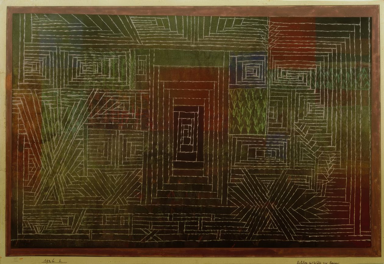 Construire un château dans la forêt - Paul Klee