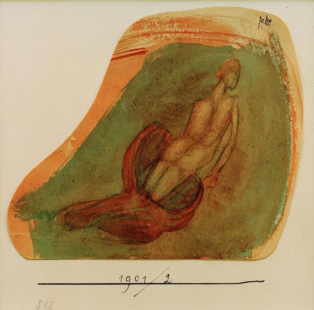 Grâce flottante (dans le style pompéien) - Paul Klee