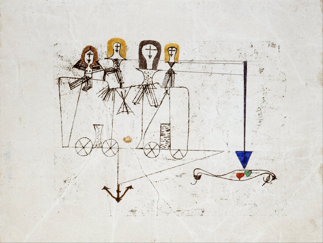Le Wagon de la Vertu (à la mémoire du 5 octobre 1922) - Paul Klee