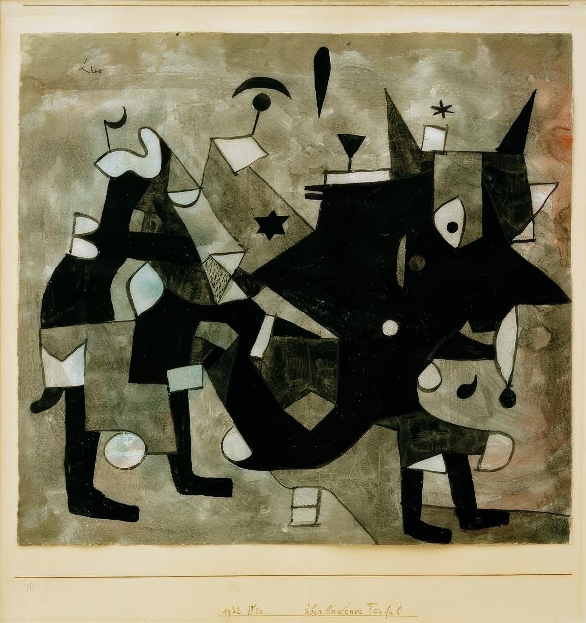 Diable surchargé - Paul Klee