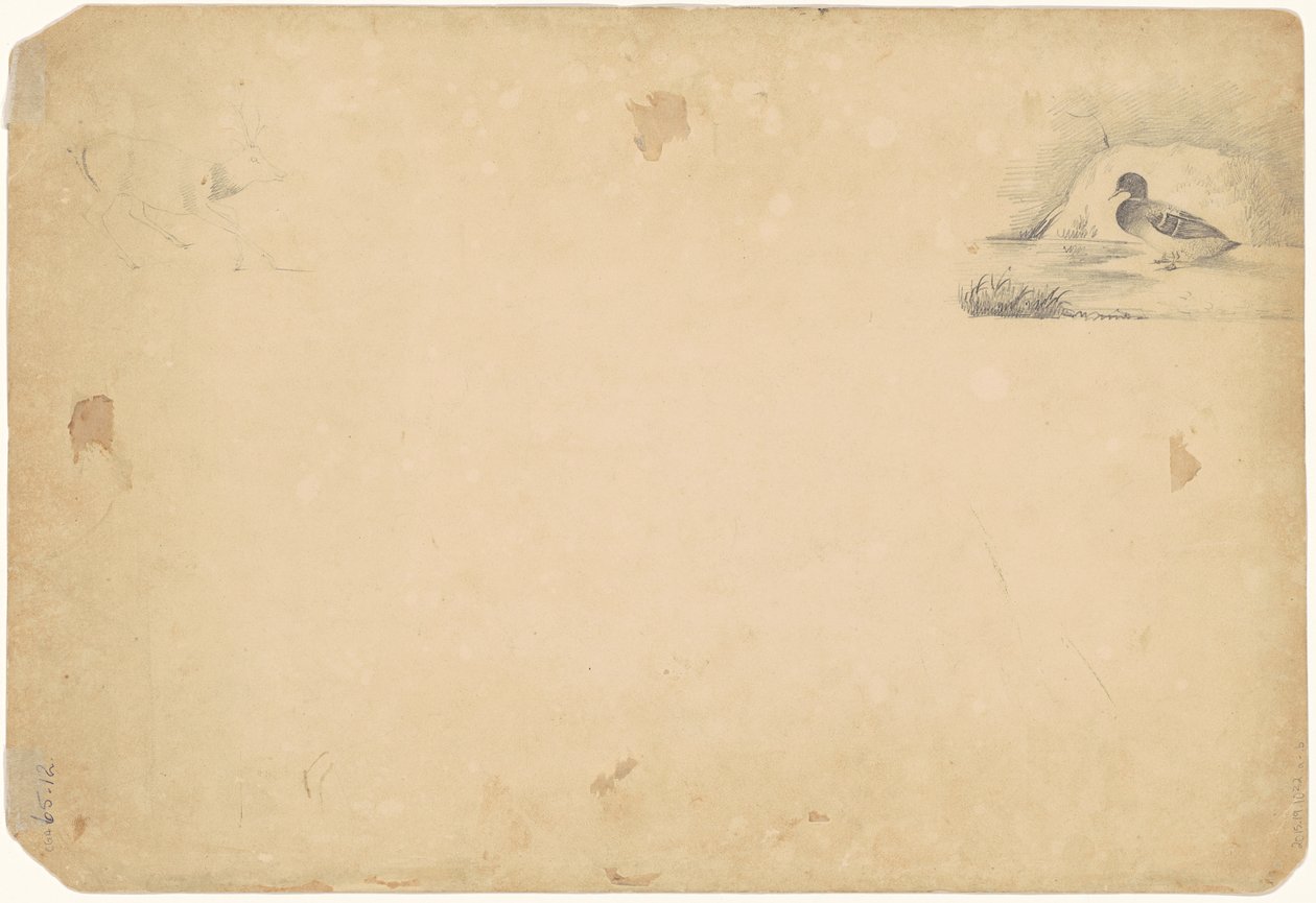 Un canard et un cerf, 1831 - Paul Lacroix