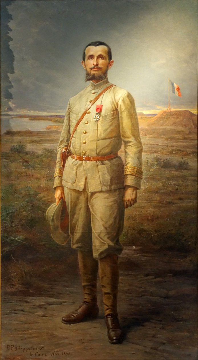 Le commandant Marchand à Fachoda, en 1898 - Paul Dominique Philippoteaux