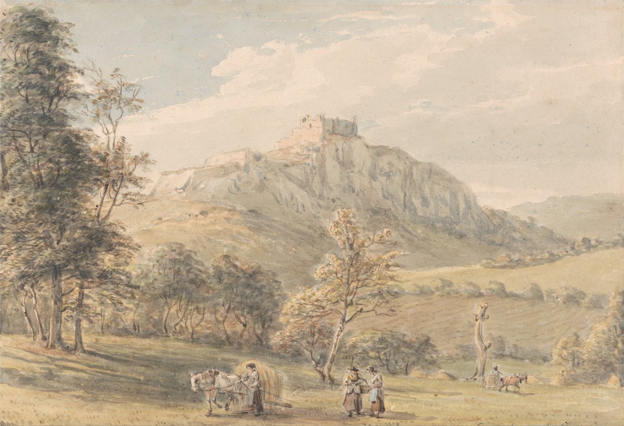 Château de Carreg Cennan - Paul Sandby