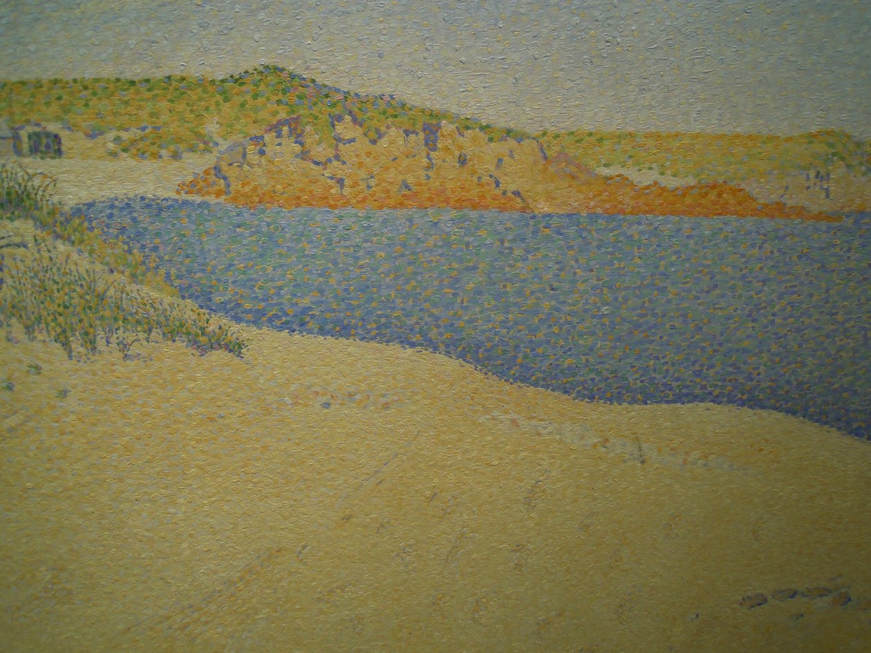 Plage à Saint-Briac (fragment) - Paul Signac