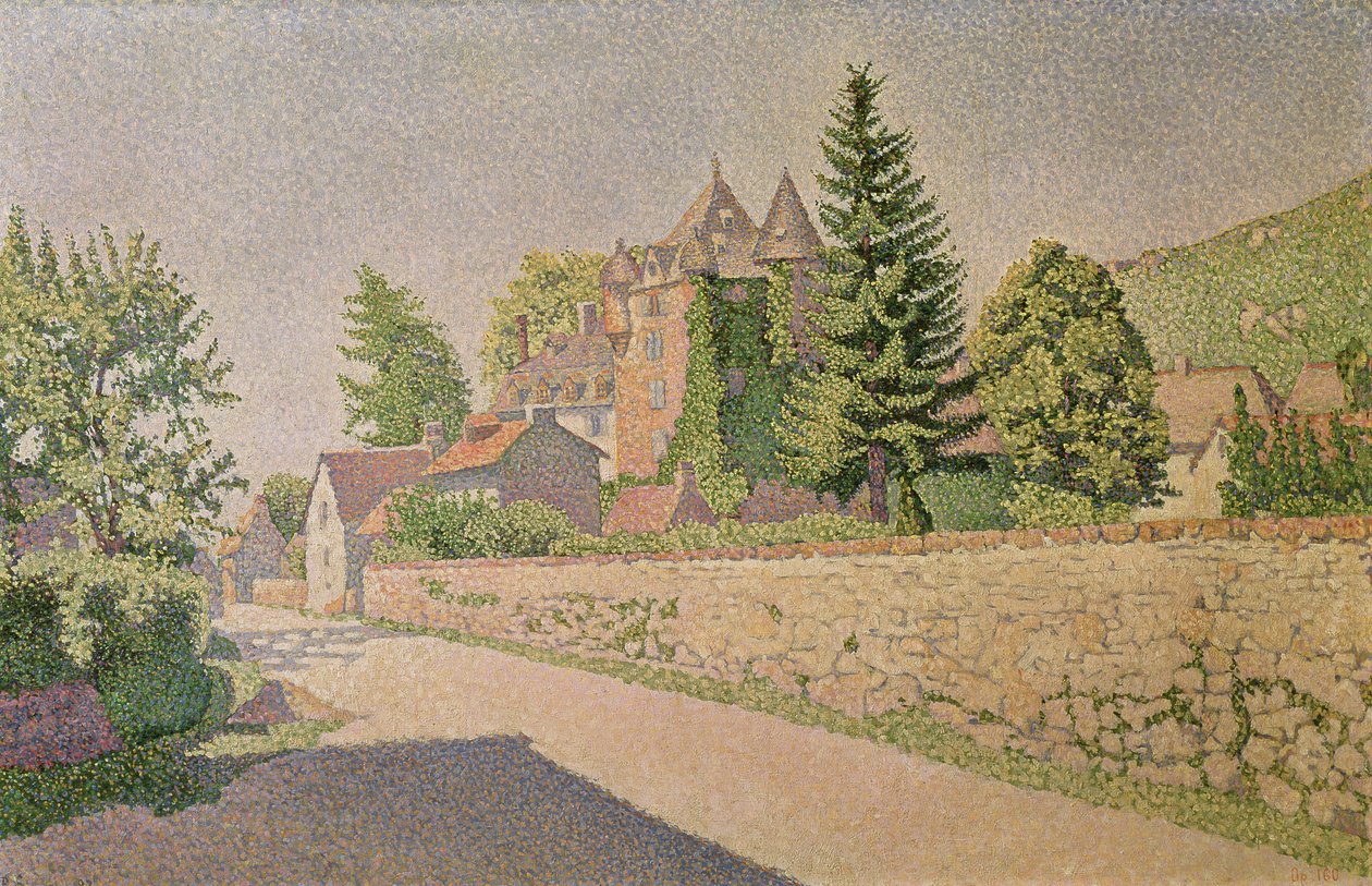 Château de Comblat, c.1887 - Paul Signac