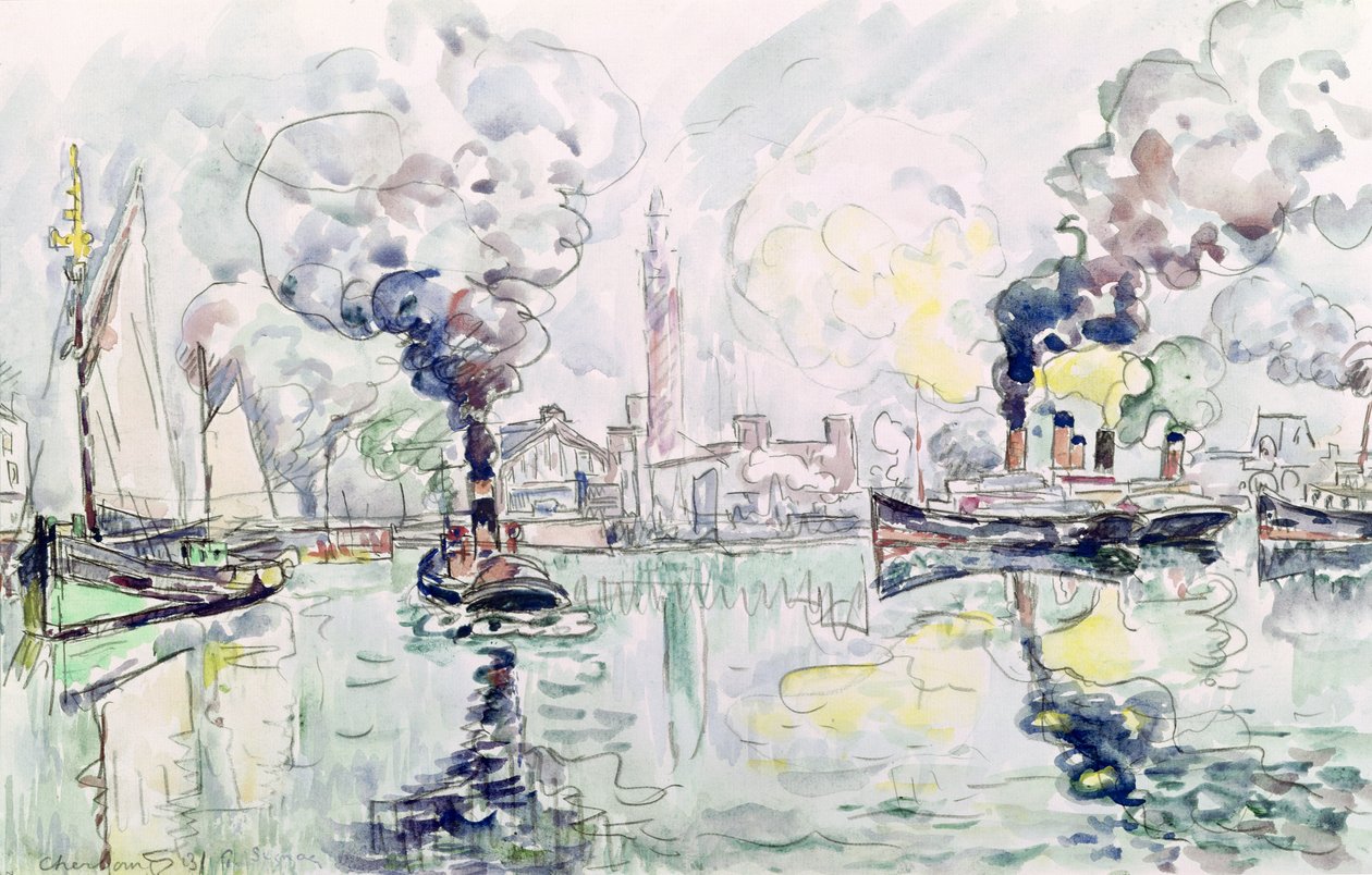 Cherbourg, 1931 - Paul Signac
