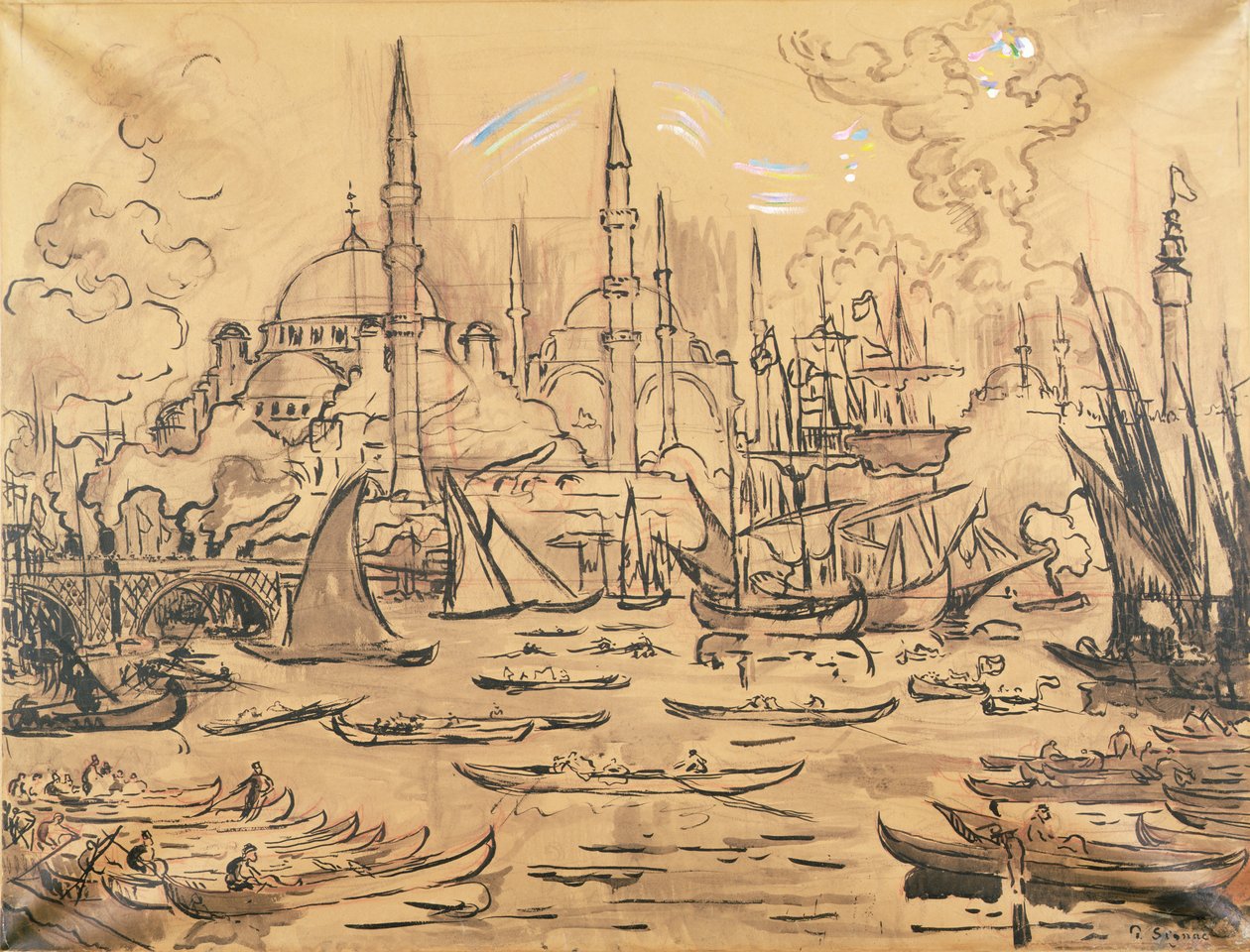 Haghia Sophia, Istanbul - Paul Signac