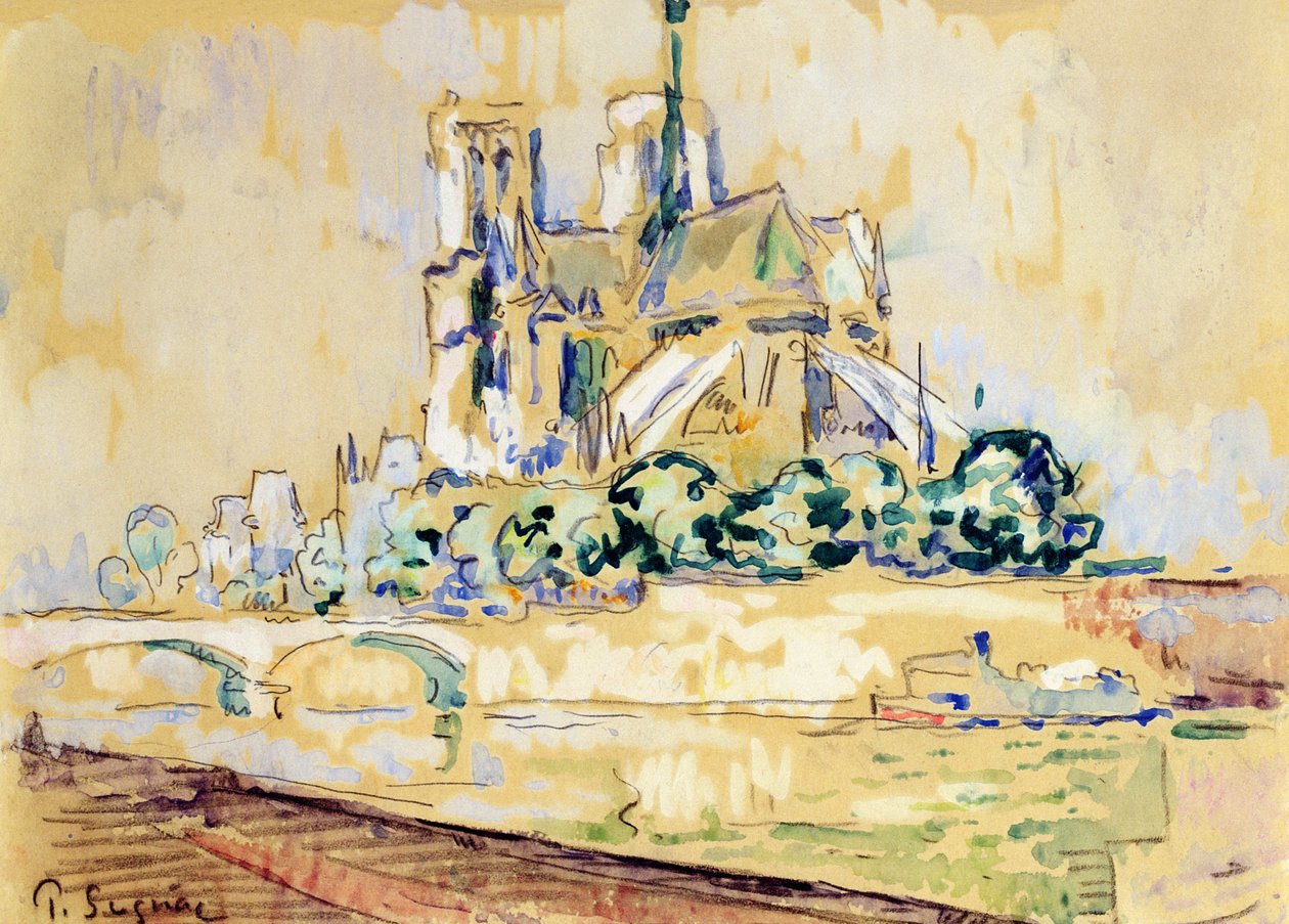 Notre-Dame, 1885 - Paul Signac