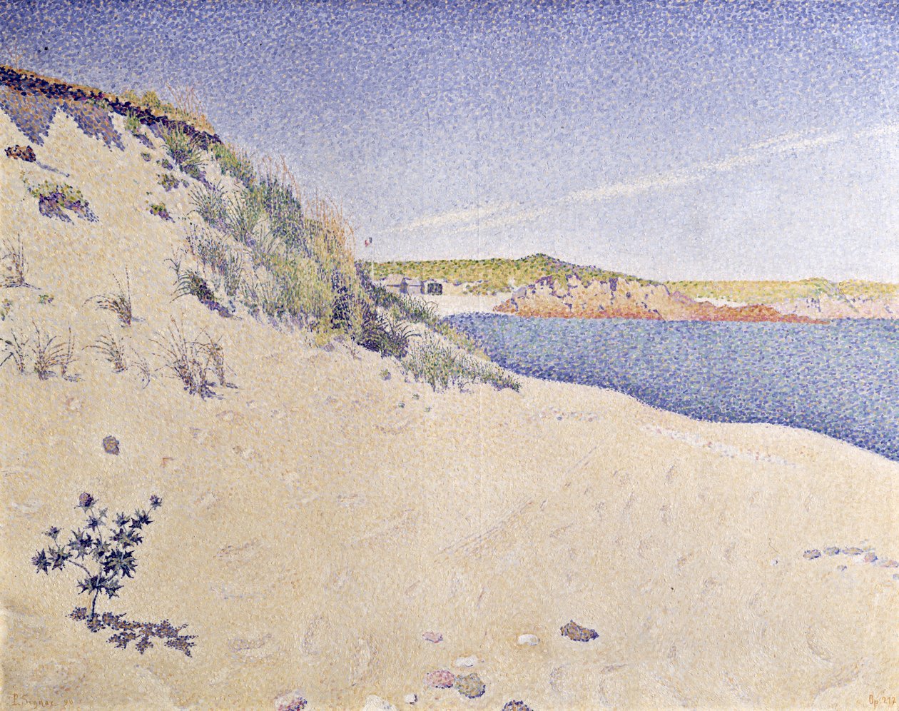 Plage de sable, 1890 - Paul Signac