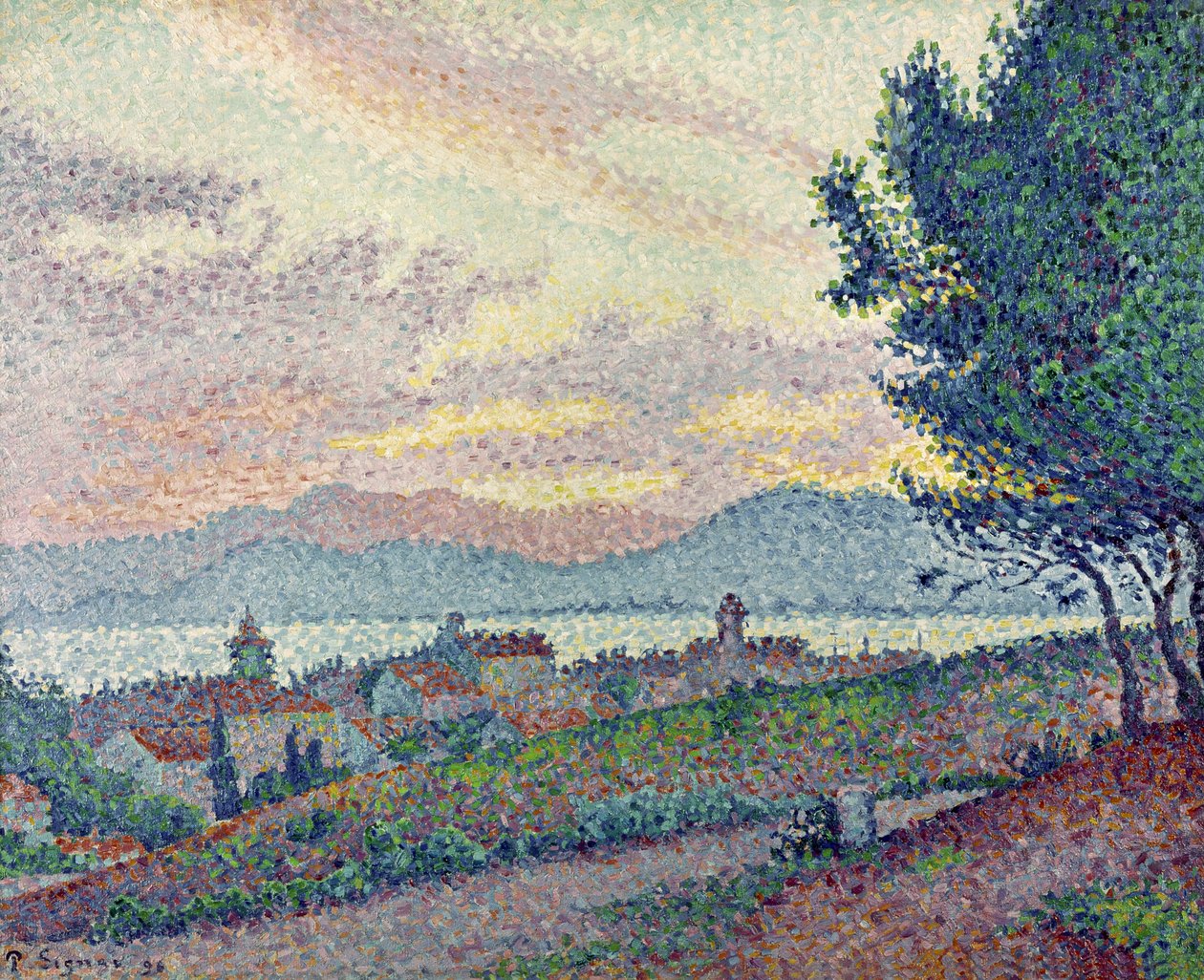 Saint-Tropez, pinède, 1896 - Paul Signac