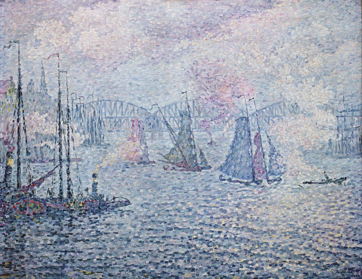 Le Port de Rotterdam, ou Les Fumées, 1906 - Paul Signac