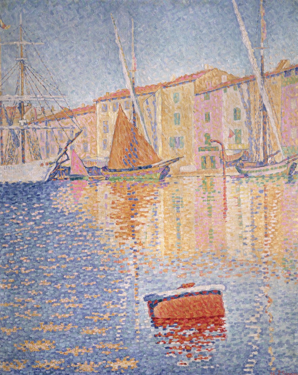 La Bouée rouge, Saint-Tropez, 1895 - Paul Signac