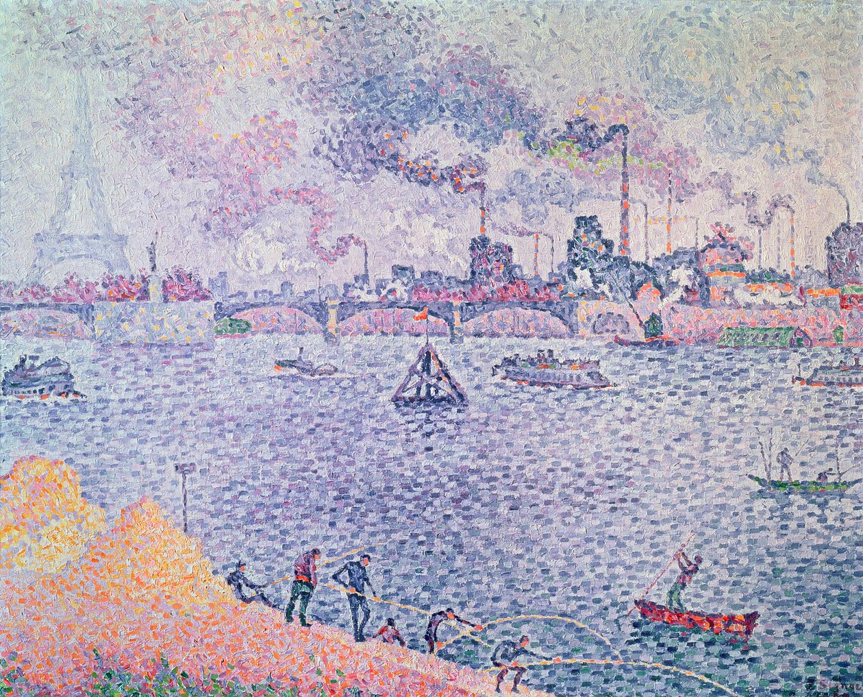 La Seine, Grenelle, 1899 - Paul Signac