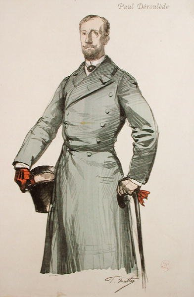 Portrait de Paul Deroulede (1846-1914) de la Revue Illustrée, gravé par Boileau - Paul after Mathey