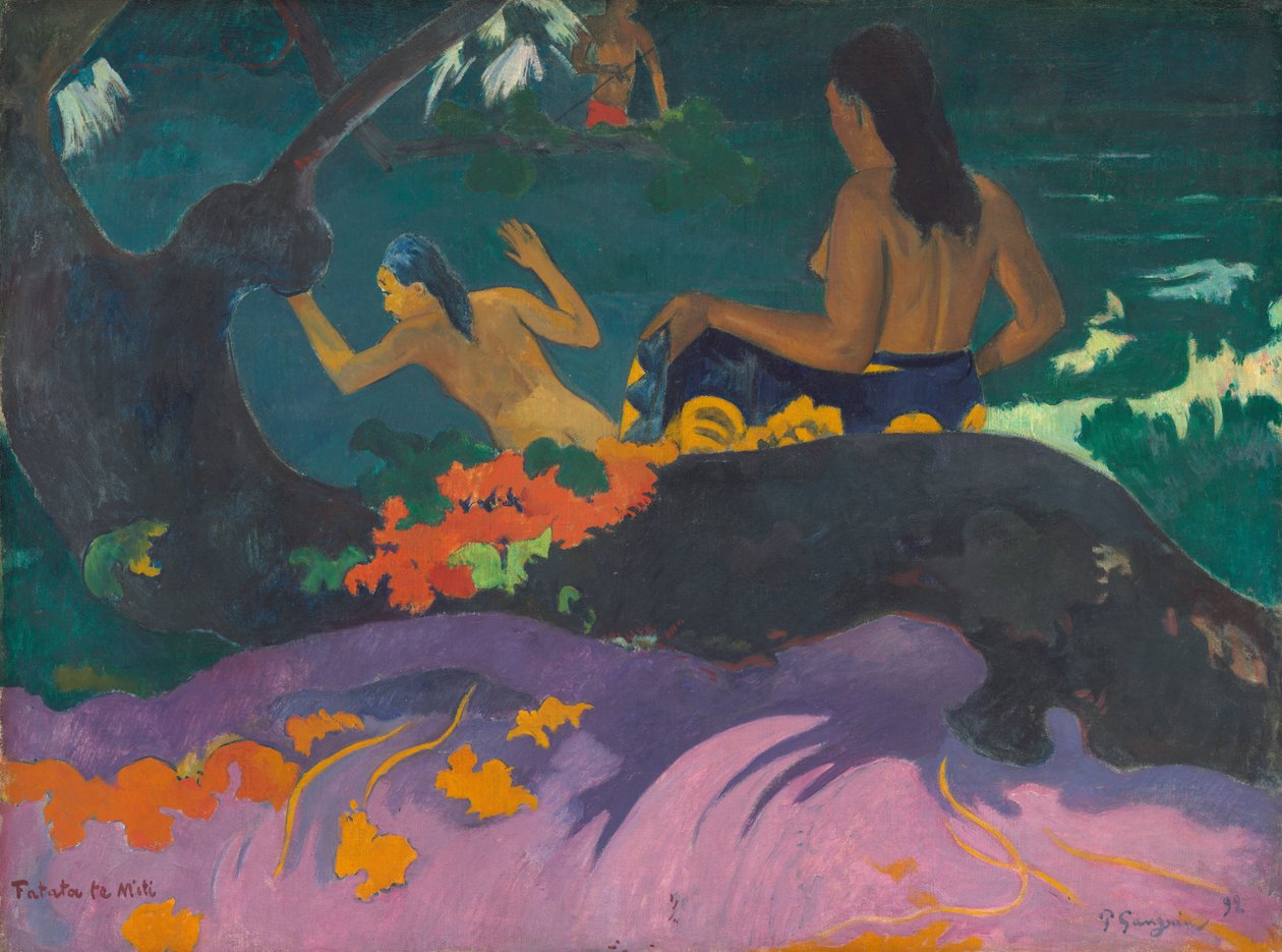 Fatata te Miti (Près de la mer) - Paul Gauguin